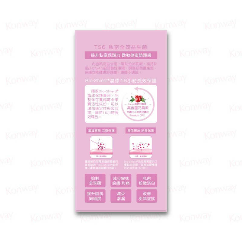 💝94折💝TS6 私密全效益生菌【正品】TS6護一生 [預防私密問題及抑制念珠菌、大腸桿菌等感染 舒緩私密異味、痕癢及灼痛 改善暗沉色素，回復粉紅嫩白
