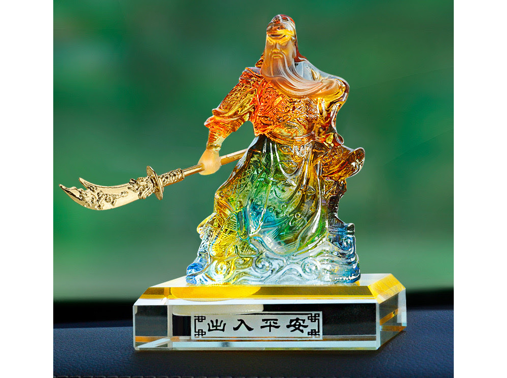 關公琉璃擺飾｜鎮宅避邪 招財守護的風水首選