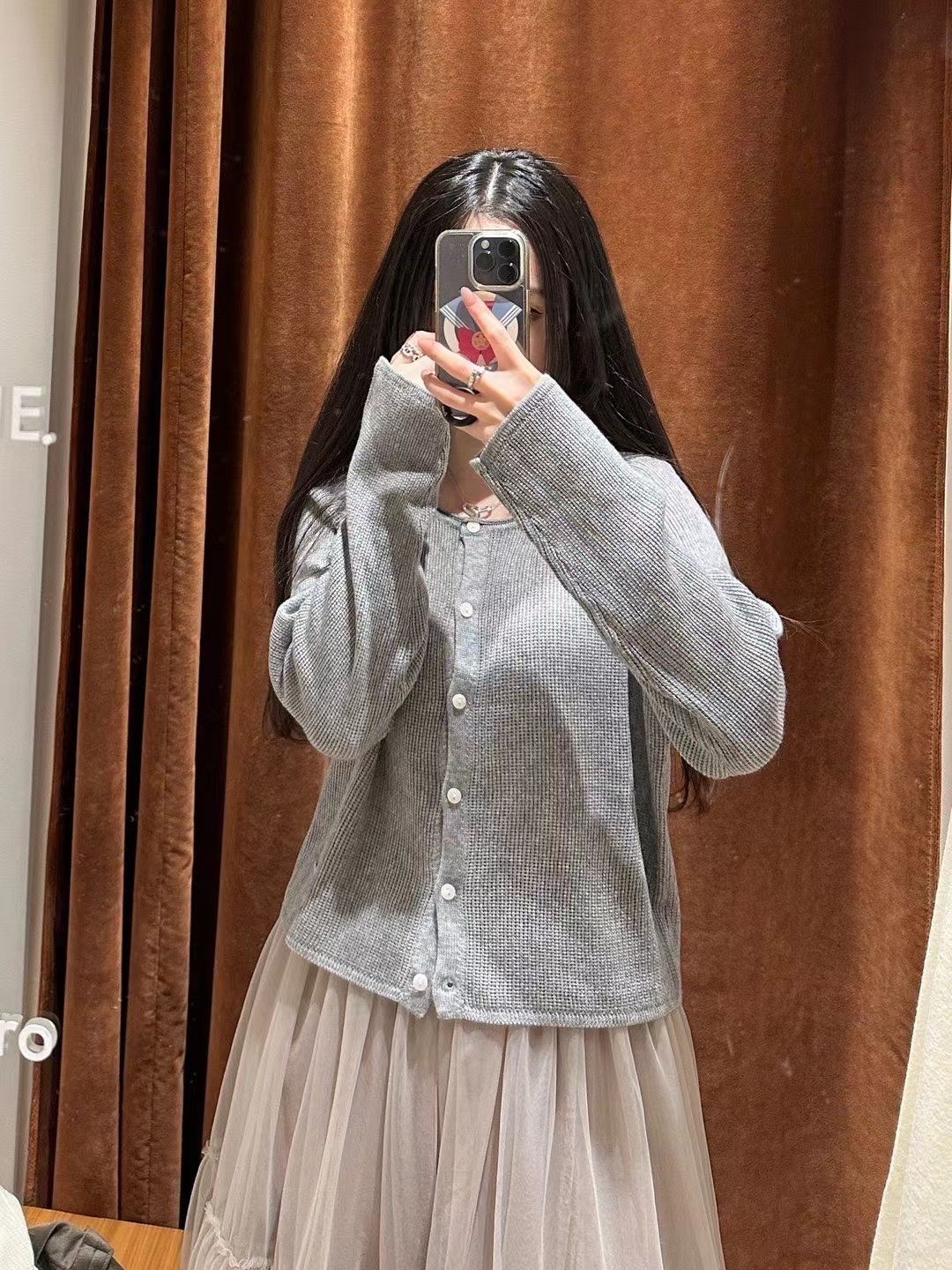 💛FARI 輕薄款 針織小衫 NACIONAL 這個超級顯瘦～ 性價比小開衫 1黑色 白色 灰色 三隻顏色 -T