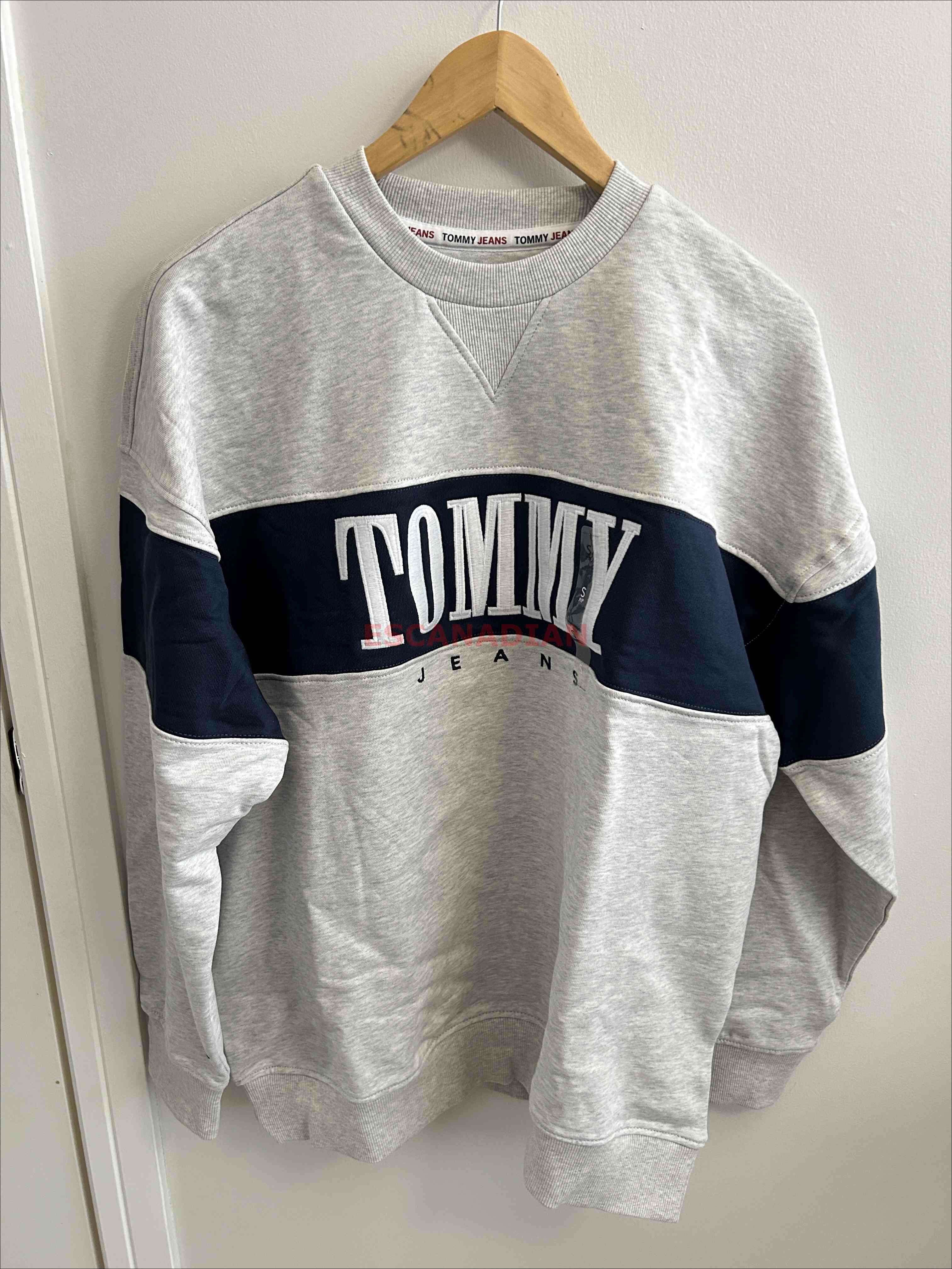 TOMMY 男大人 Jeans系列 大字樣 寬版(OVERSIZED) 大學TEE