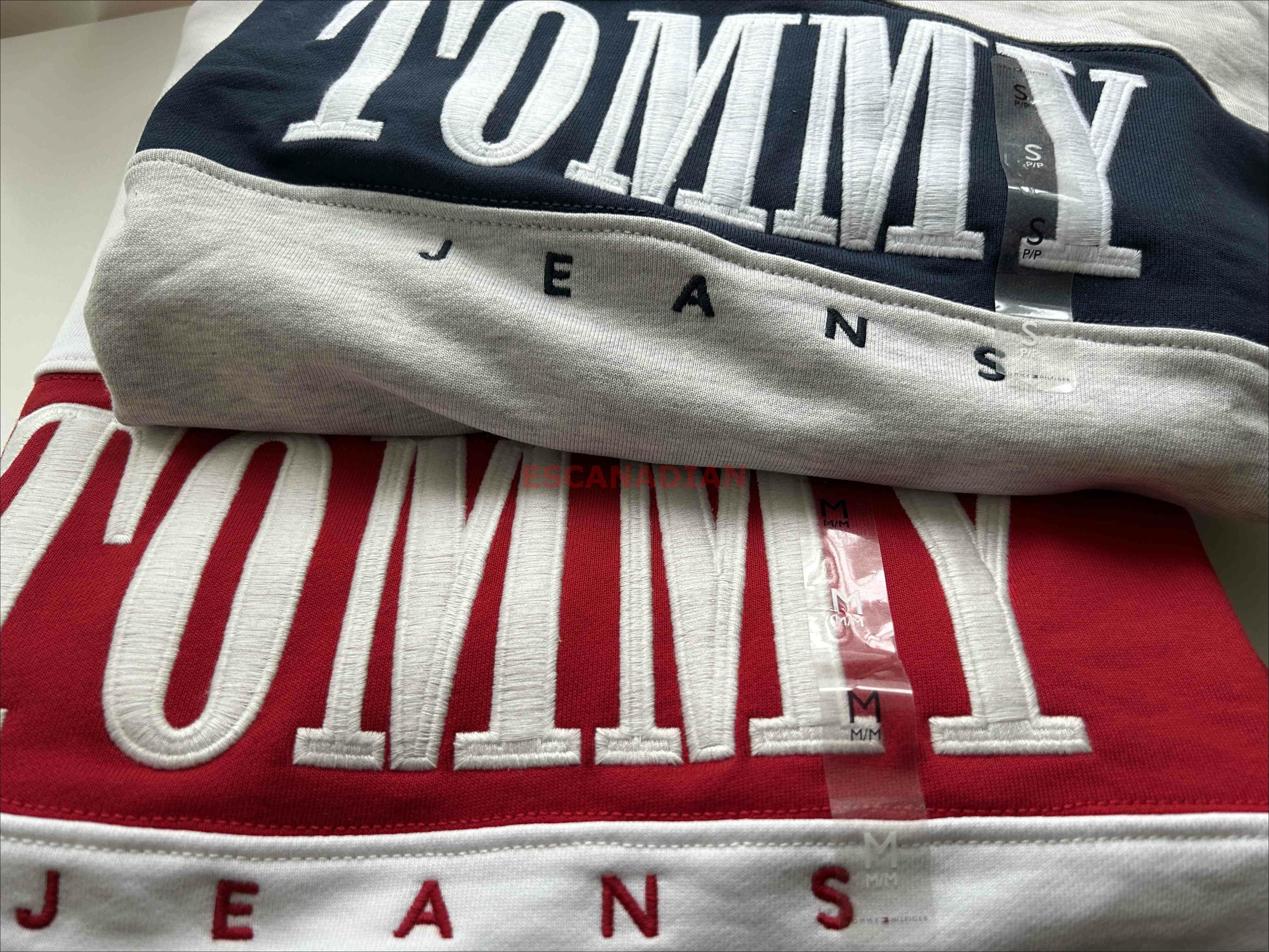 TOMMY 男大人 Jeans系列 大字樣 寬版(OVERSIZED) 大學TEE