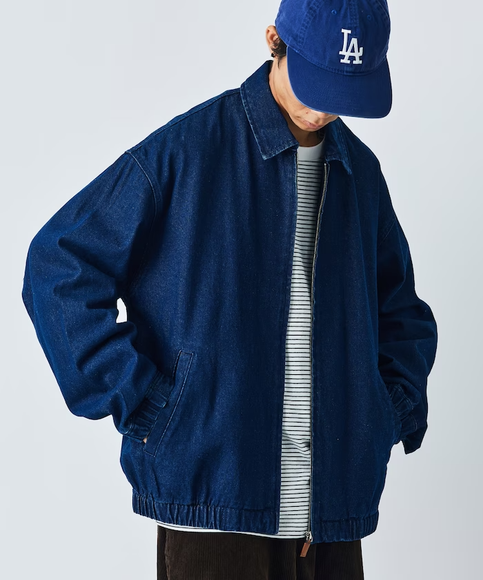 日本選貨店 Freak store Relax Fit 拉鍊牛仔外套