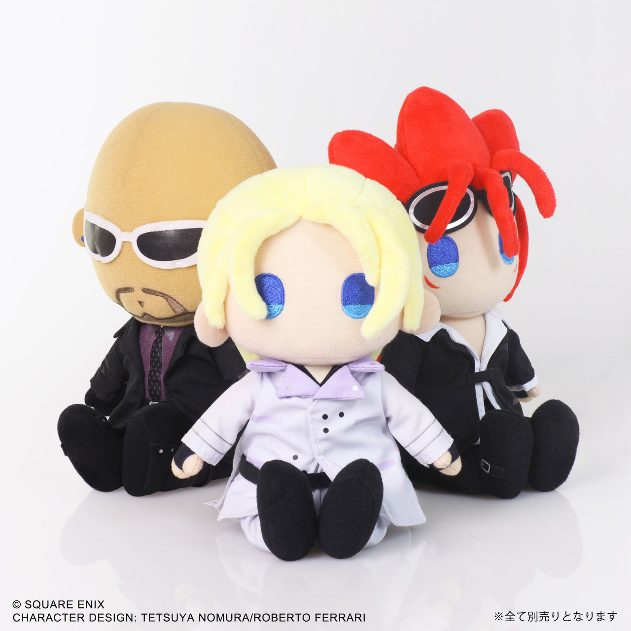 預訂2024/5月 FINAL FANTASY VII REMAKE Plush - RENO/RUDE/RUFUS SHINRA