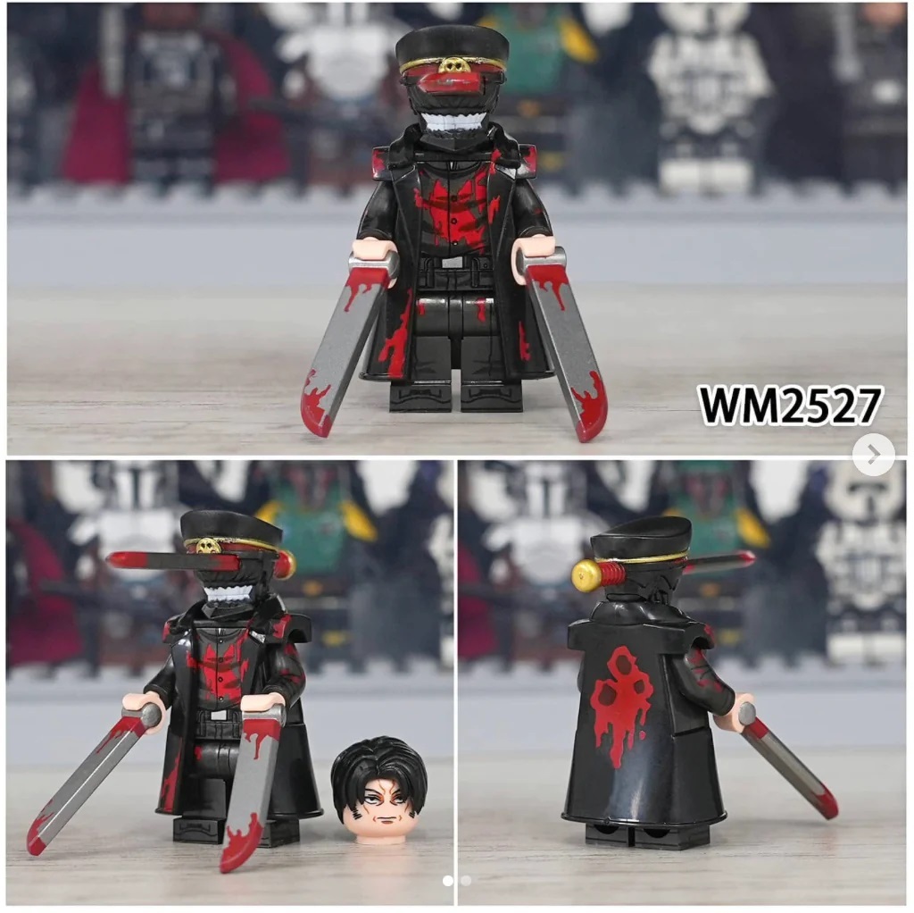 Samurai Sword Chainsaw Man Minifigs Fit Lego WM2527