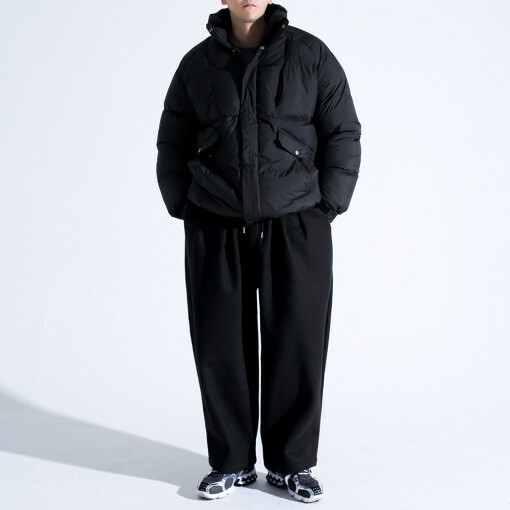 毛織氣球版型鬆緊帶褲