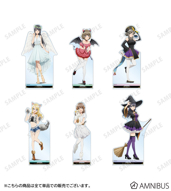 預訂2024/5月 青春ブタ野郎はバニーガール先輩の夢を見ない 描き下ろしイラスト ハロウィン2022ver アクリルスタンド（大/特大size)