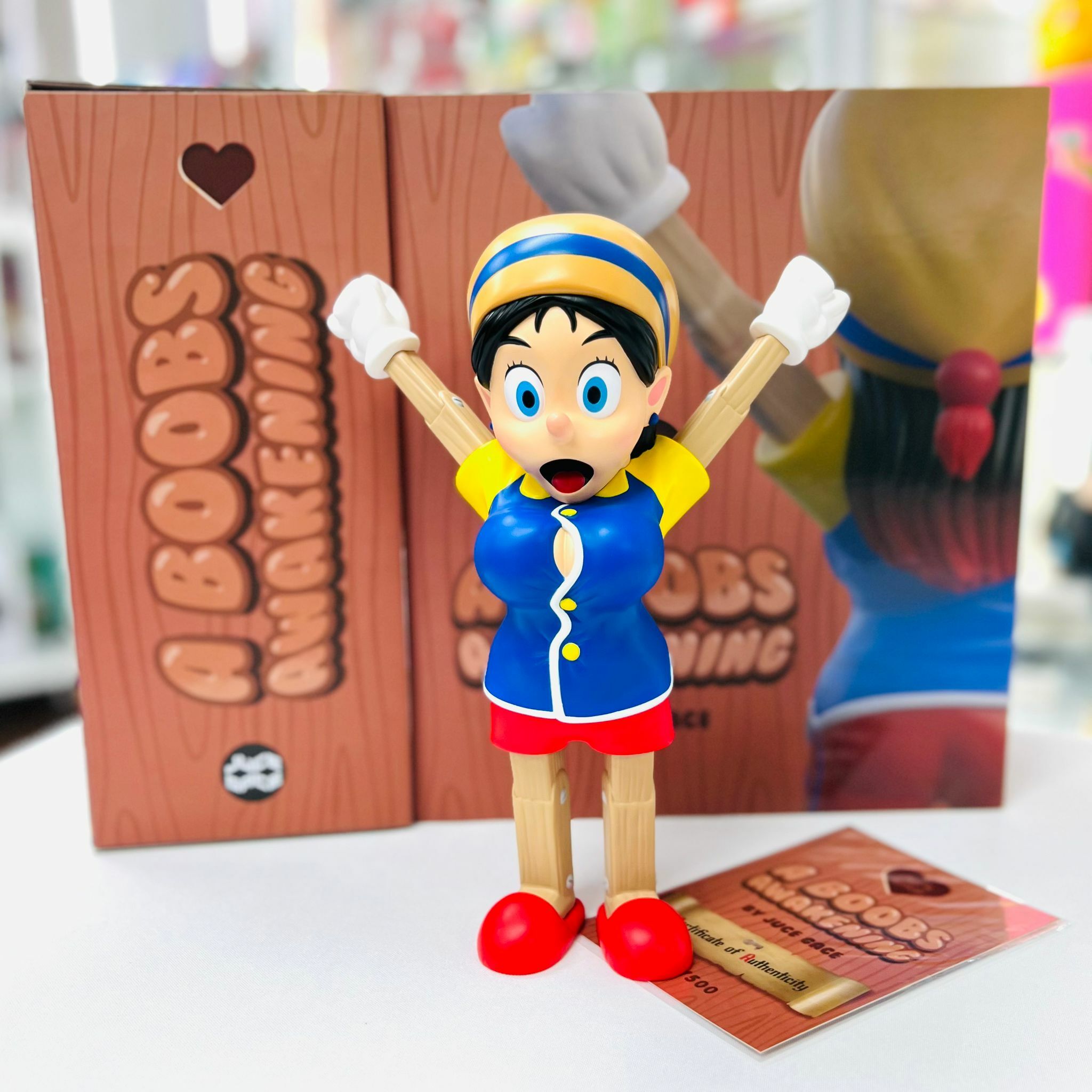 "A Boobs Awakening" By  Juce Gace (Limited to 500 pieces )