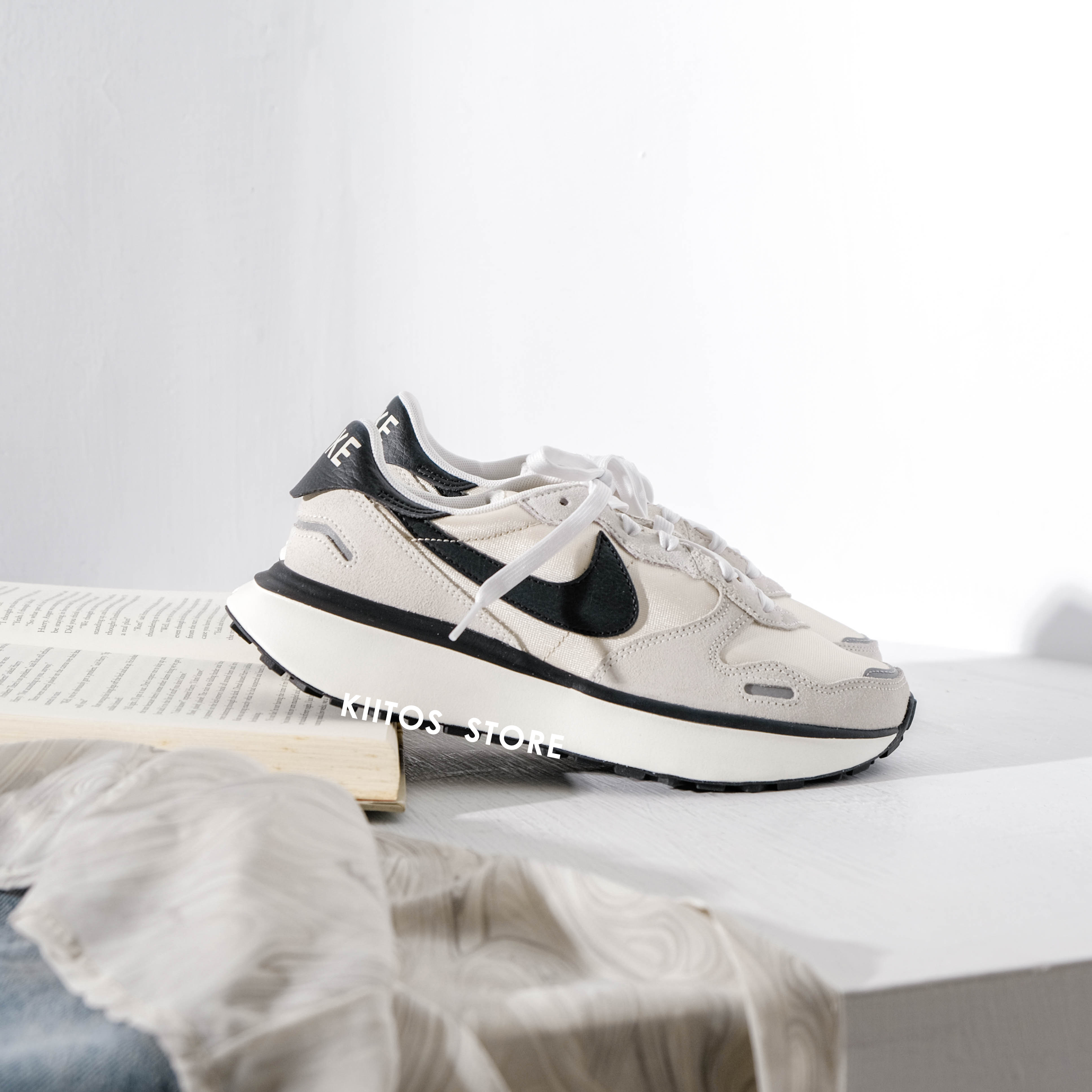 Nike W Phoenix Waffle 灰粉麂皮 FD2196-100