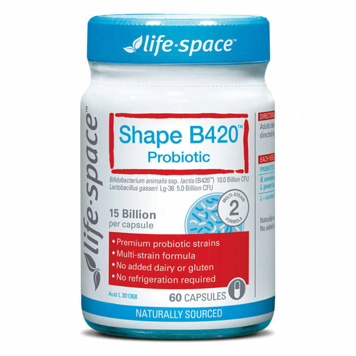 Life Space - Shape B420 塑形益生菌  60粒