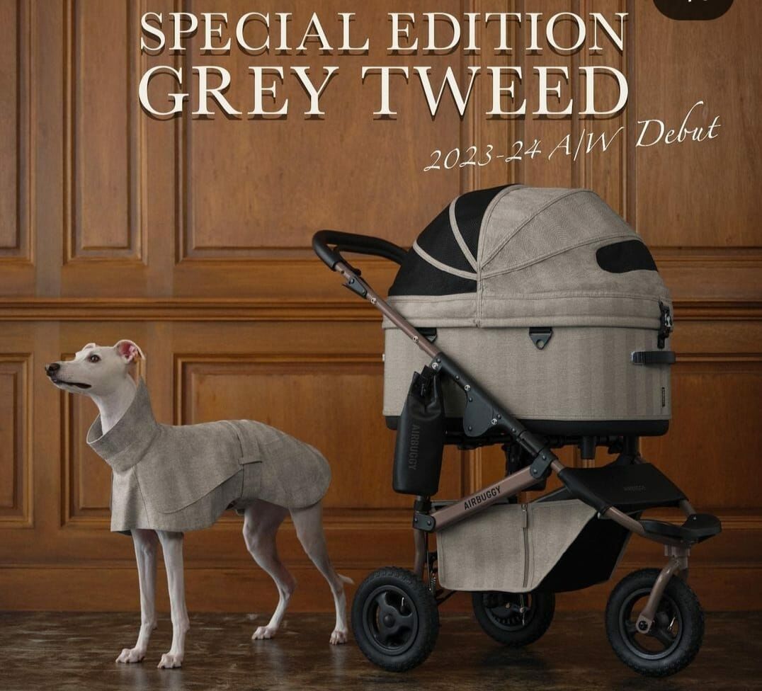 [2024年最新限定色系] AirBuggy Dome3 Premier 高級寵物手推車 ．20kg/12kg (暗紋)