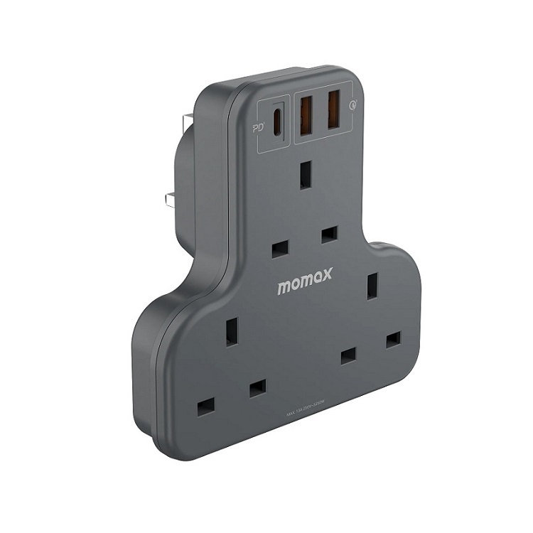 Momax OnePlug 3位+3USB 拖板 US6