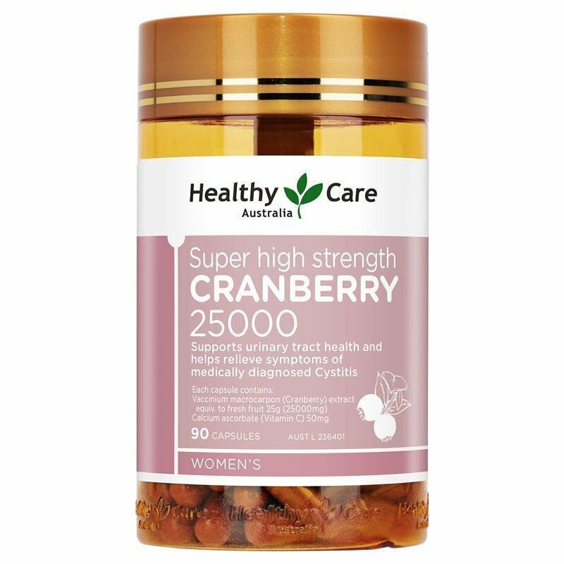 Healthy Care - 超高濃度蔓越莓膠囊25000mg 90粒