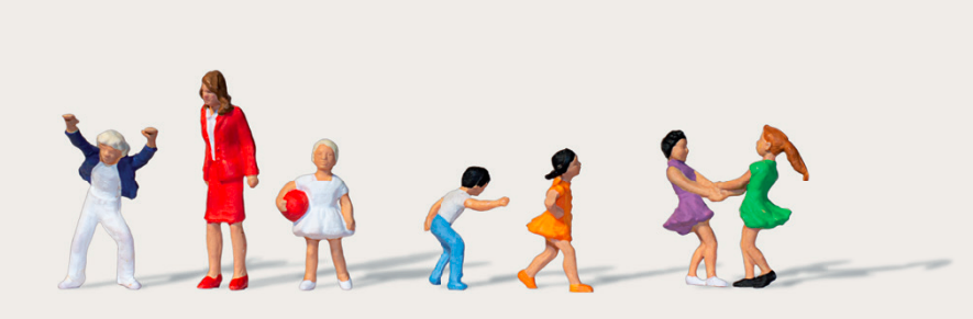 Preiser迷你小人 0212590學童