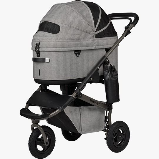 [2024年最新限定色系] AirBuggy Dome3 Premier 高級寵物手推車 ．20kg/12kg (暗紋)