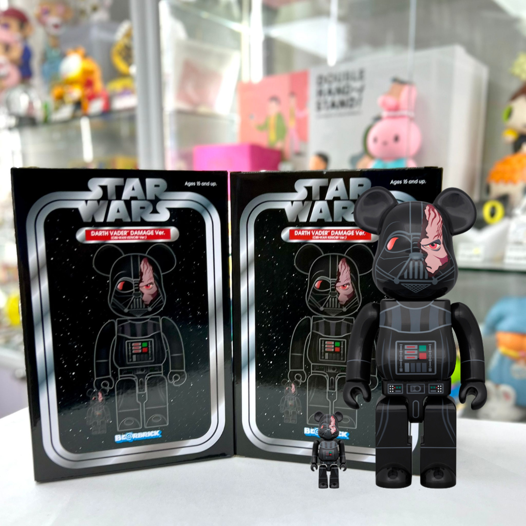 100%+400%/1000% BE@RBRICK DARTH VADER(TM) DAMAGE Ver.