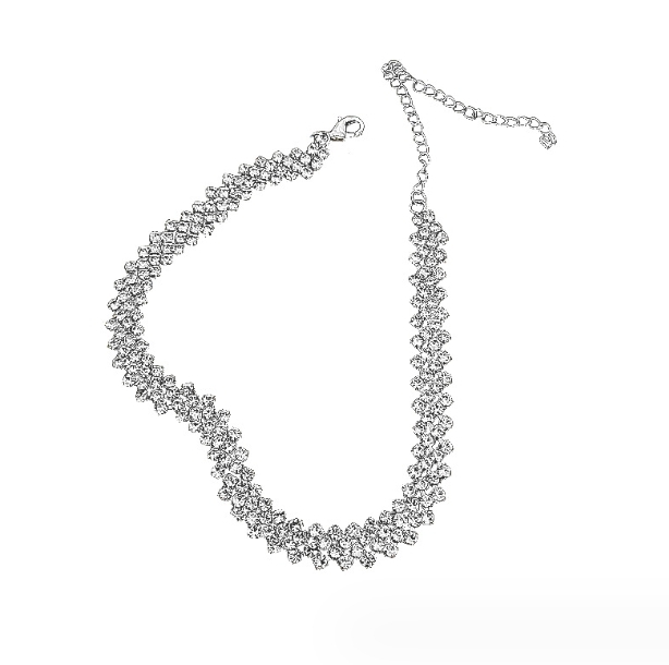 幾何水鑽鎖骨鏈