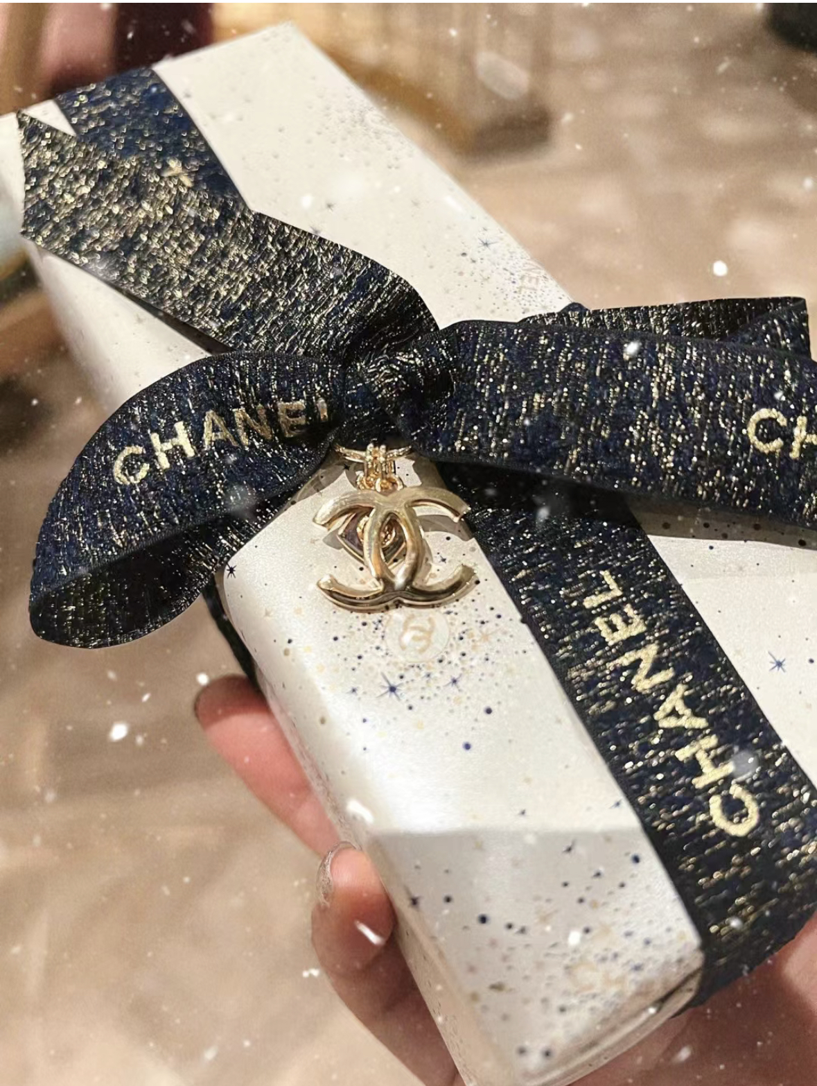 CHANEL BEAUTÉ Beauty VIP 專櫃贈品吊墜 鎖匙扣 雙C LOGO