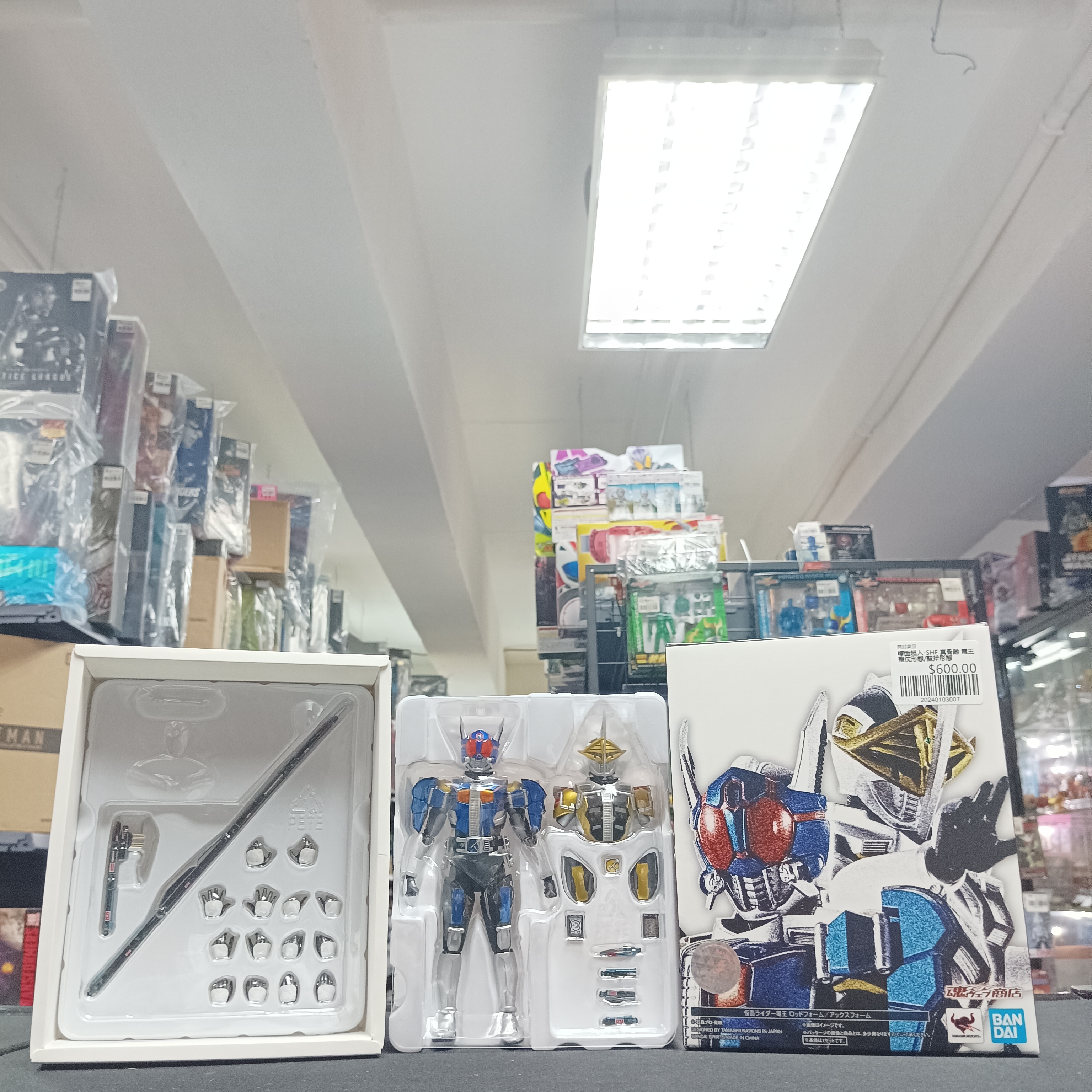 幪面超人-SHF 真骨雕 電王 聖仗形態/聖斧形態