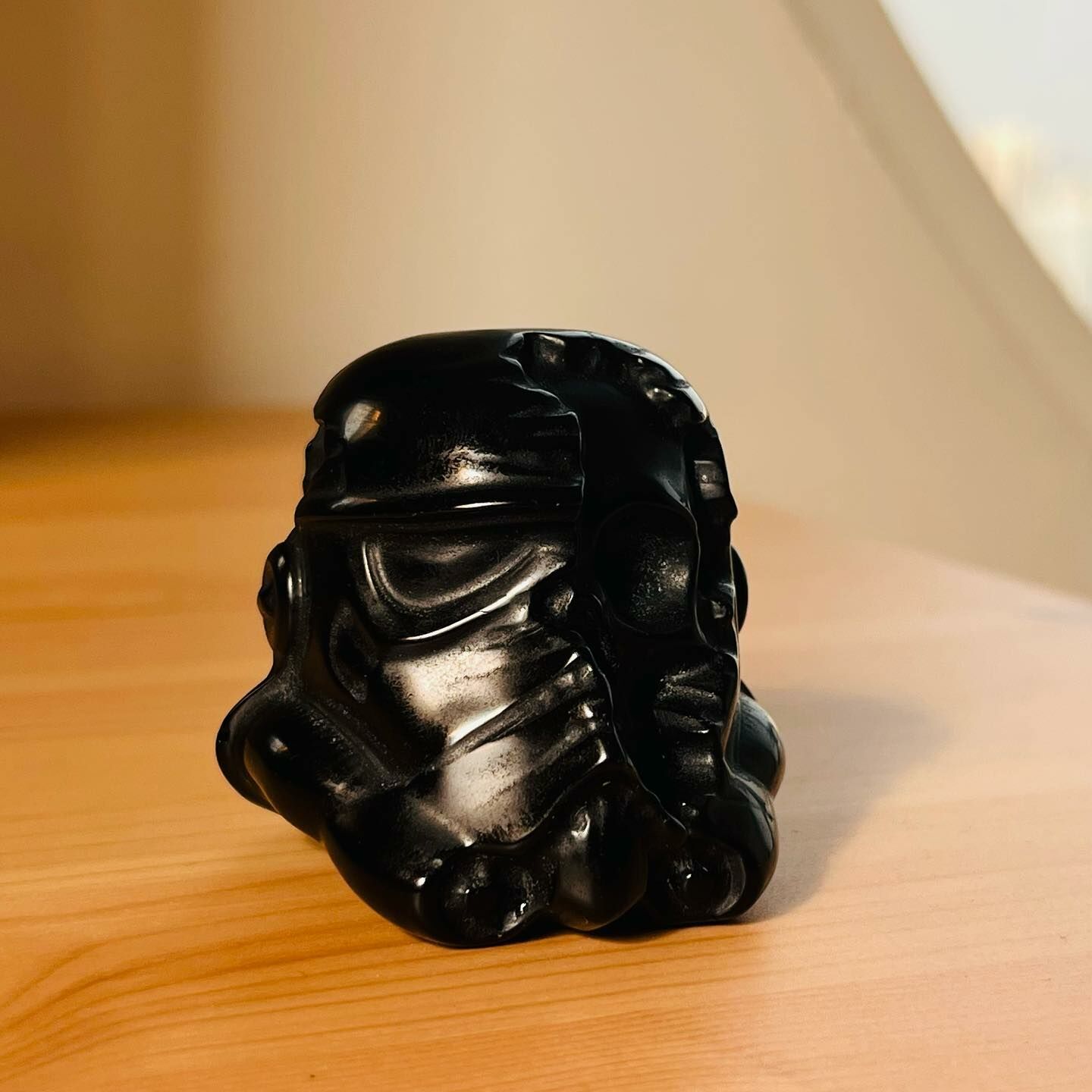 [原石] 星際大戰 黑武士 黑曜石 水晶擺件