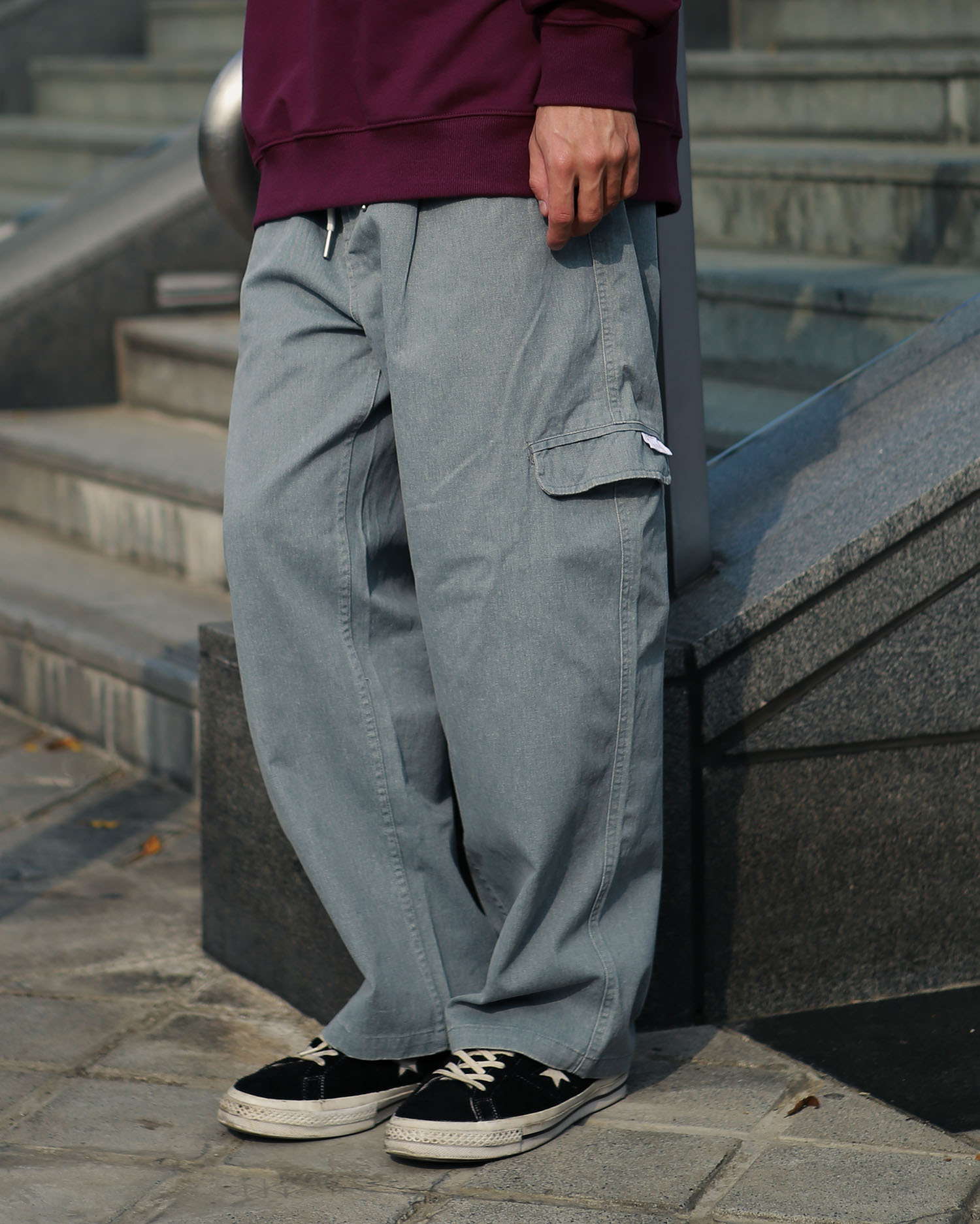 idealism / Denim Wide Pants / ID23046