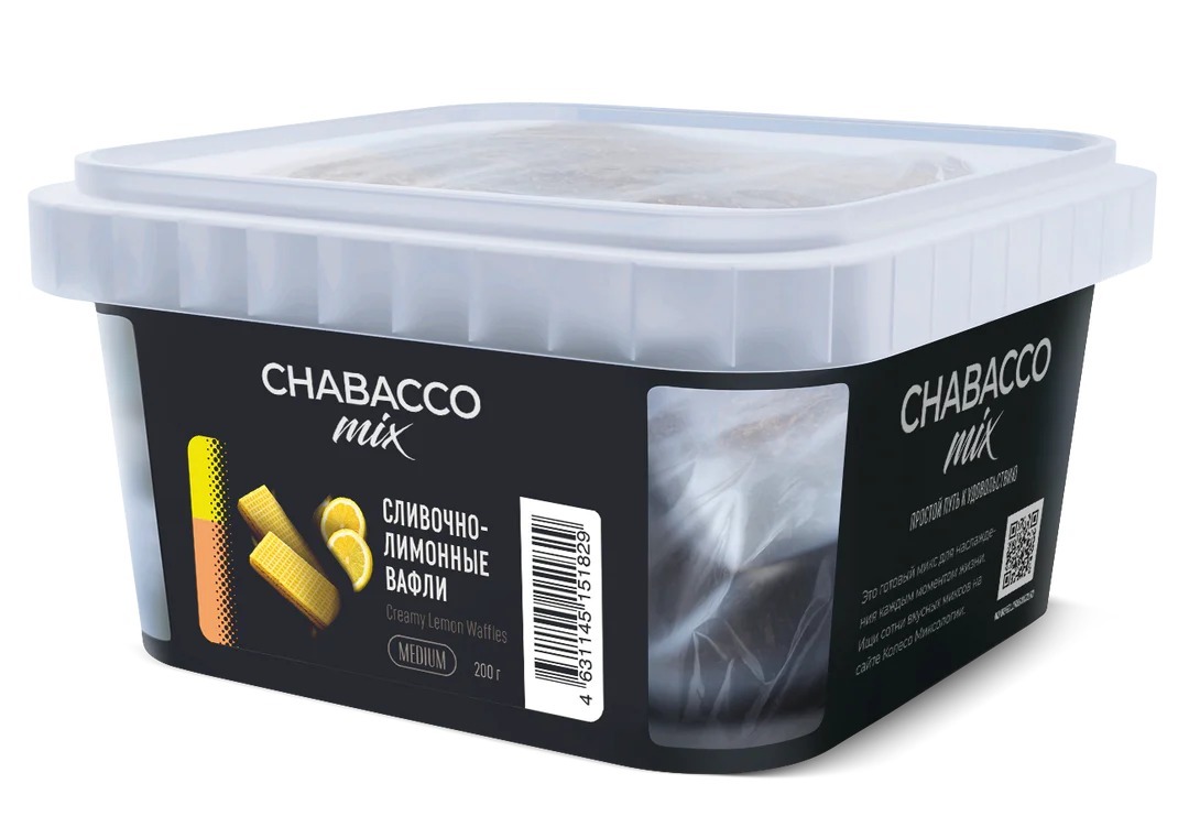 Chabacco Mix Creamy Lemon Waffle 200g