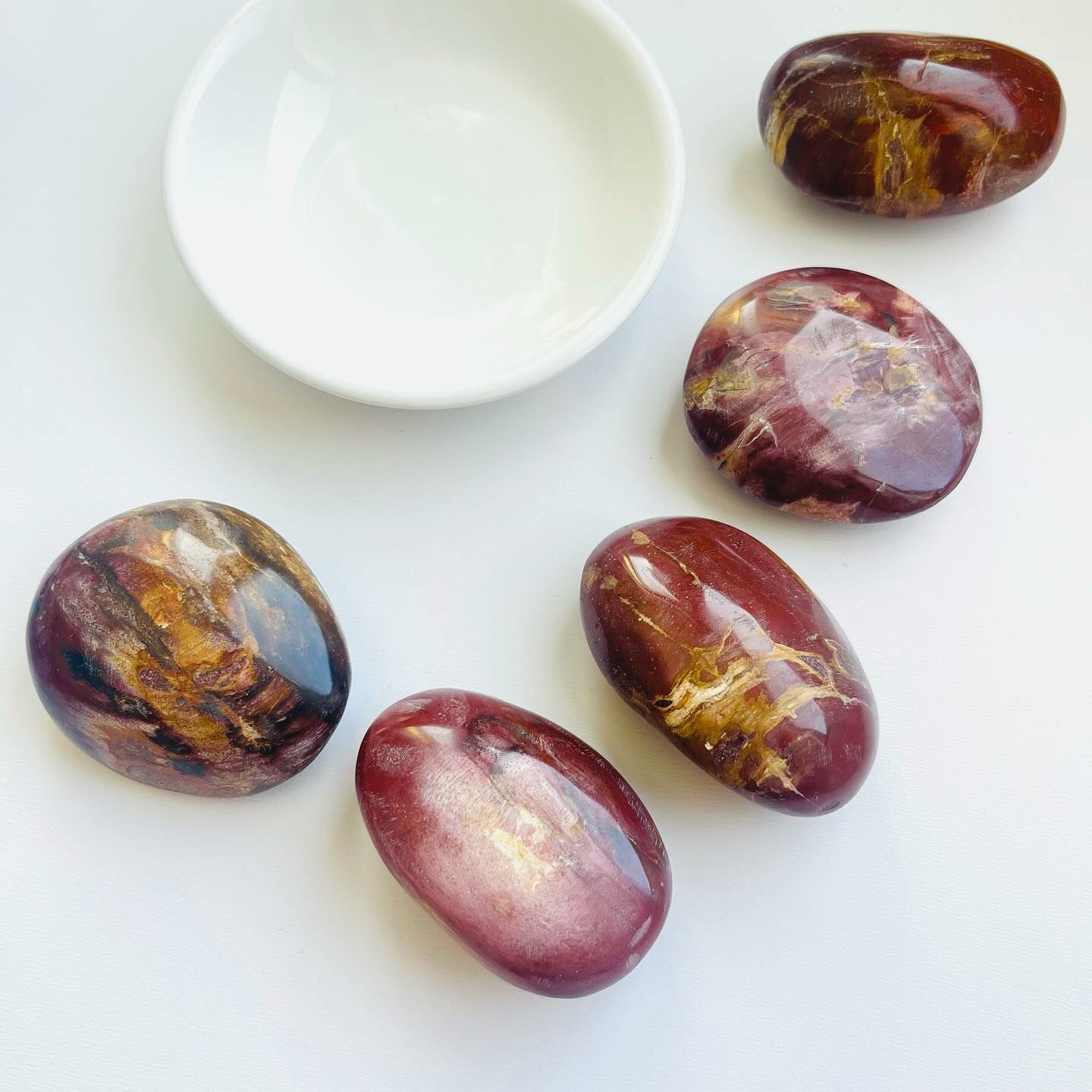 [原石] 矽化木石 水晶把玩