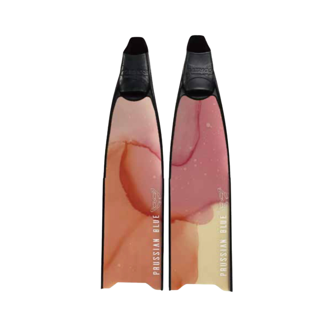 ▲2024 普魯士藍 玻纖彩繪板 橘染