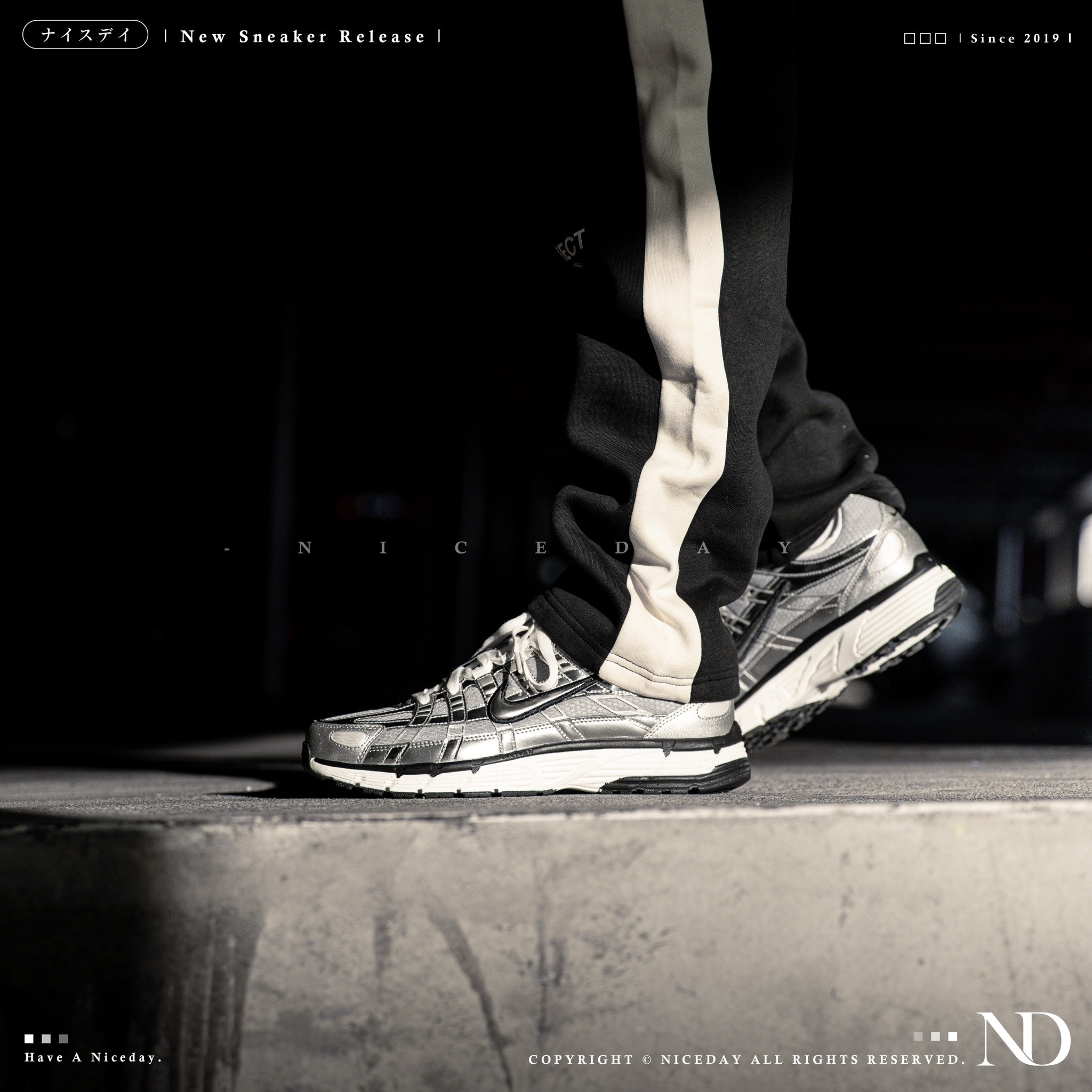 NICEDAY 現貨 Nike P-6000 黑銀 灰銀 液態金屬 復古 Y2K 男鞋 CN0149-001