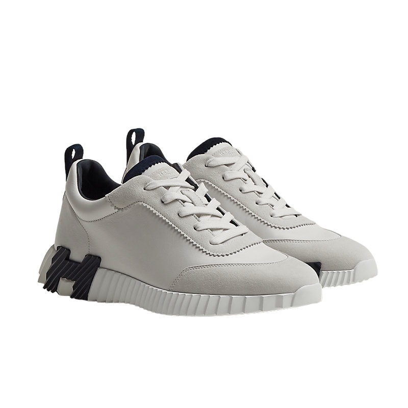 全新HERMES波鞋41碼 Blanc 經典Bouncing sneaker H221898ZH91410#BRAND NEW #香榭站正品