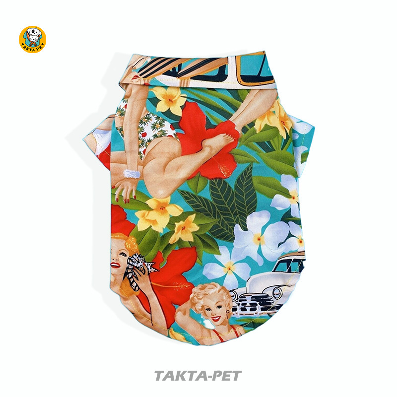 TAKTA宠物衣服 高质量衬衫 特鲜艳配色 衬衫