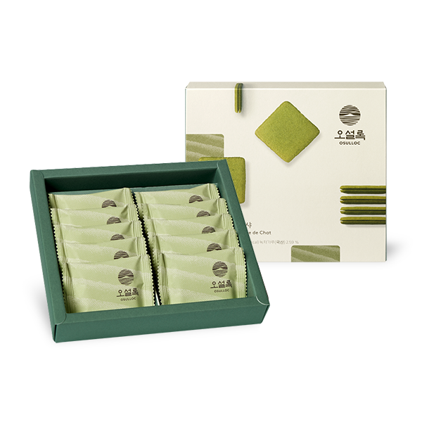 O'sulloc 特濃綠茶夾心法式脆餅 (10件)