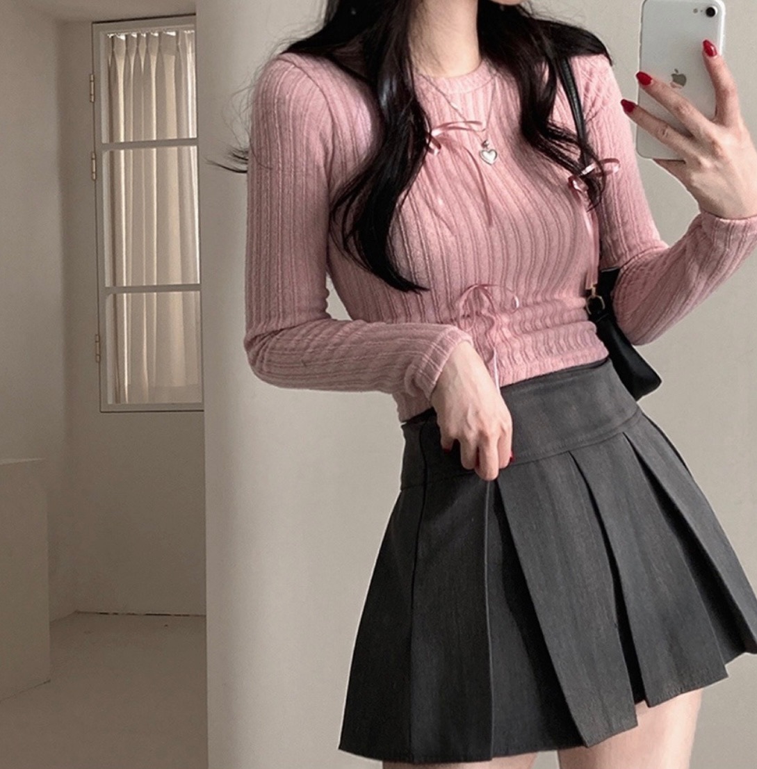 【優惠現貨】KR RIBBON TOP（4色）