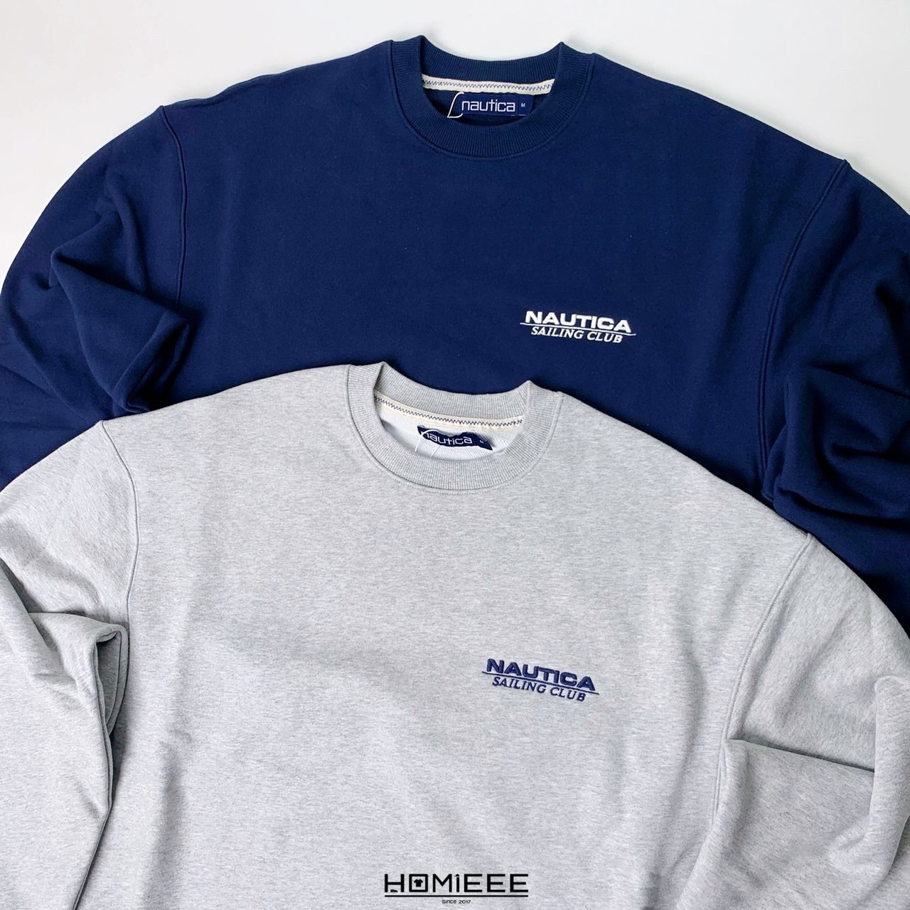 Nautica Sailing Club Sweatshirts 衛衣 帆船 深藍 灰色