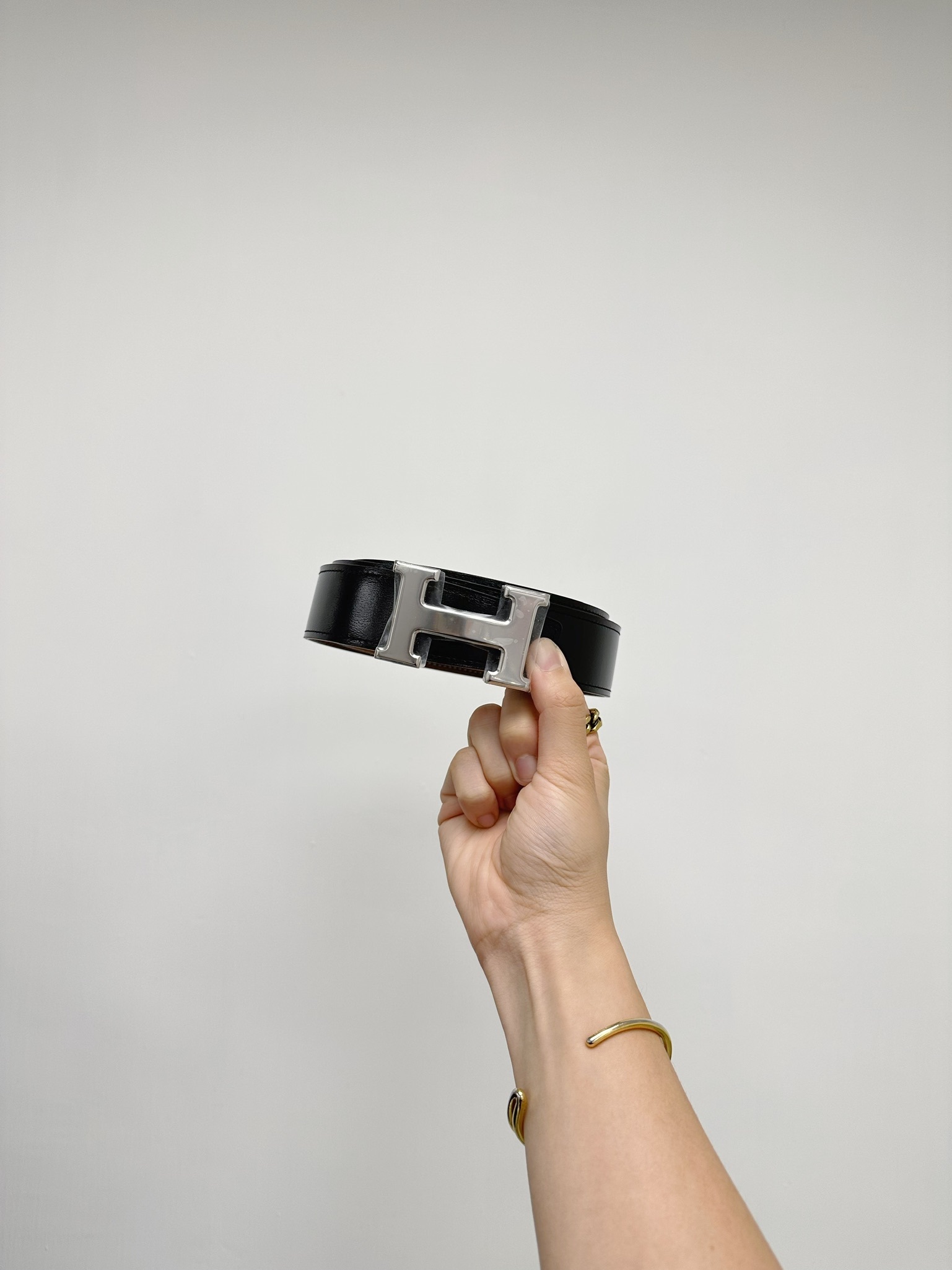 Hermes H Belt Buckle & Reversible Leather Strap 32MM