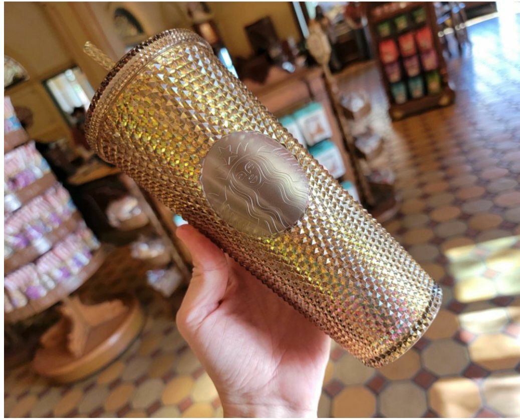 【預購】Starbucks F010666 迪士尼聯名杯 (金色)