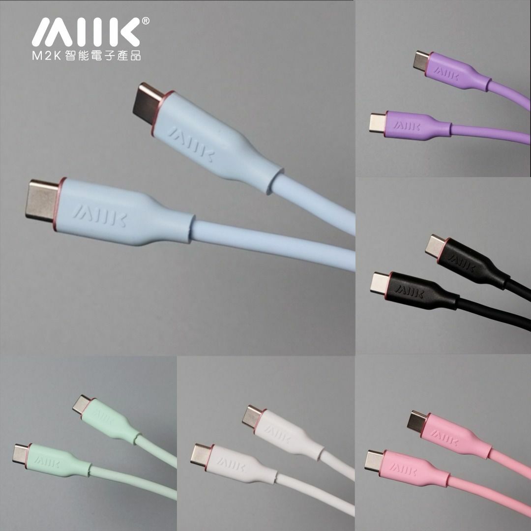 【預訂】M2K A010601 60W Type-C to C 充電數據線