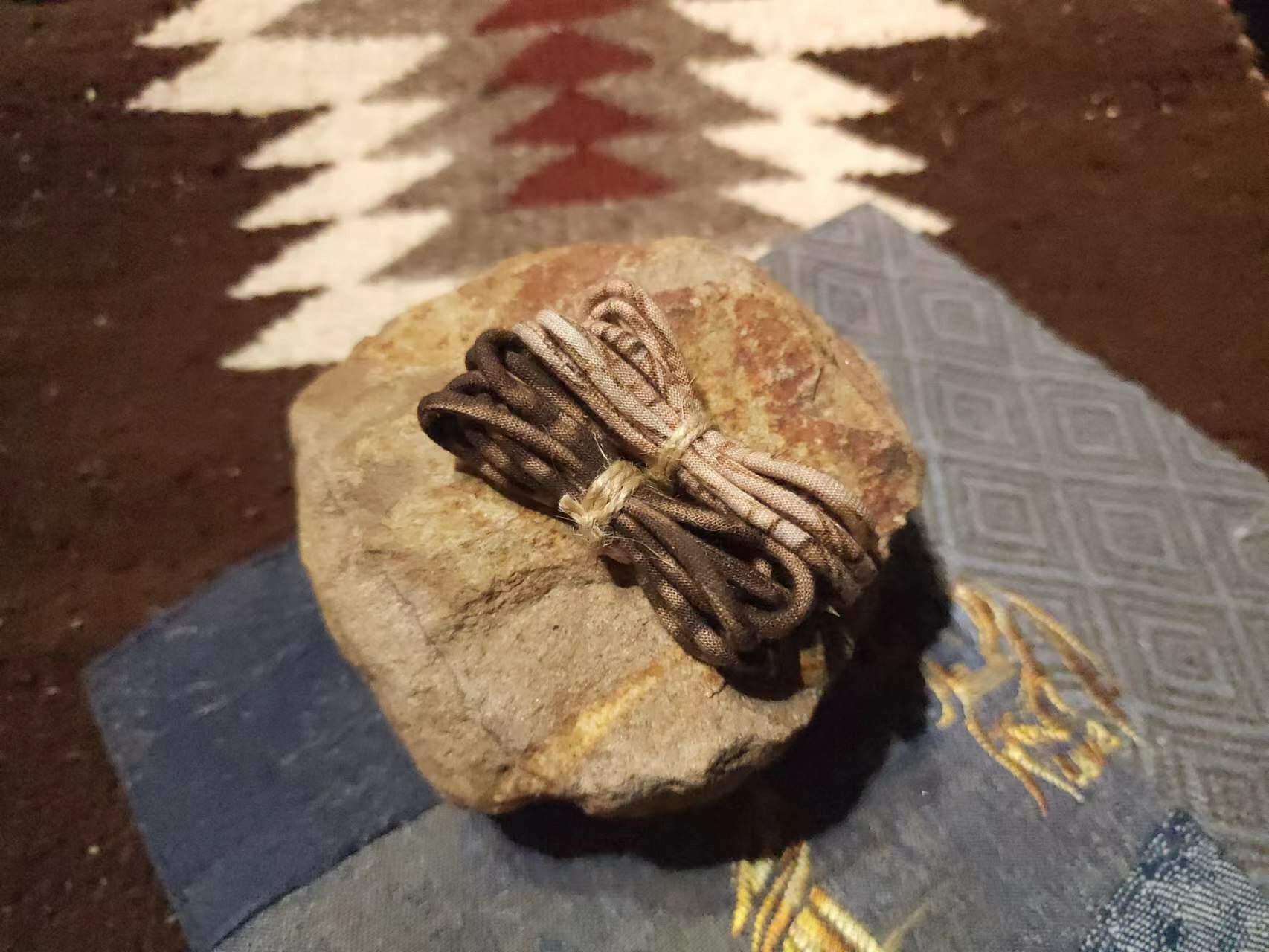 YVES 古布繩-山稜線(石灰棕)