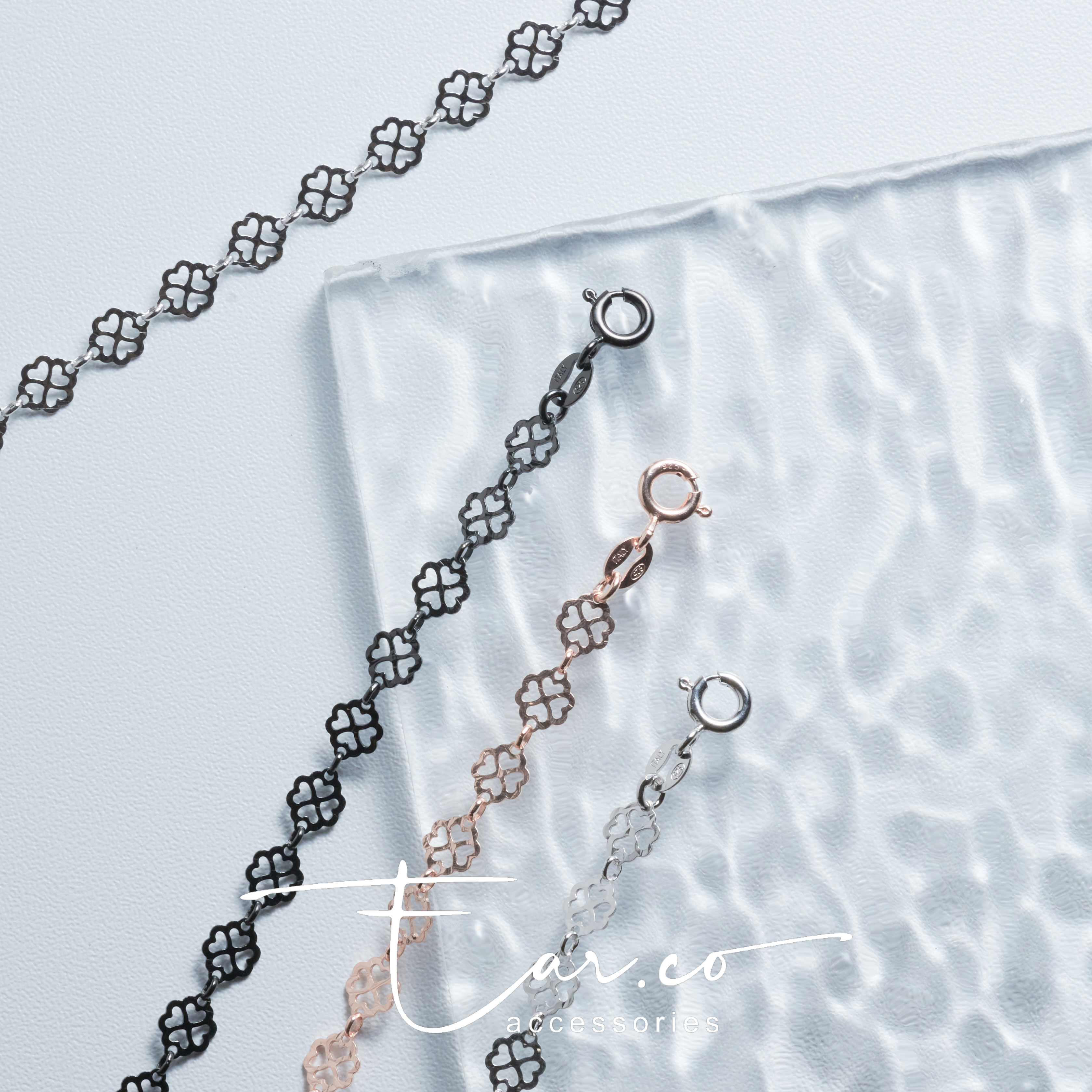 四葉草通花手鏈 [ITALY SILVER🇮🇹]