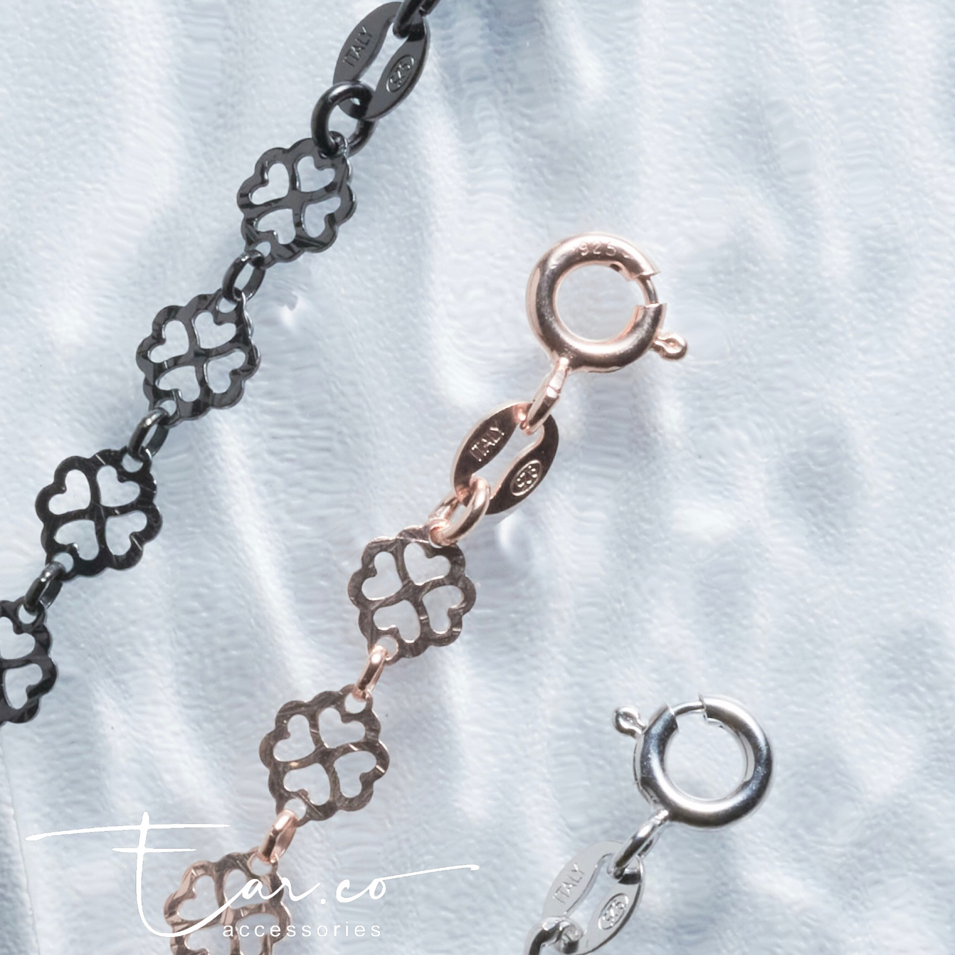 四葉草通花手鏈 [ITALY SILVER🇮🇹]