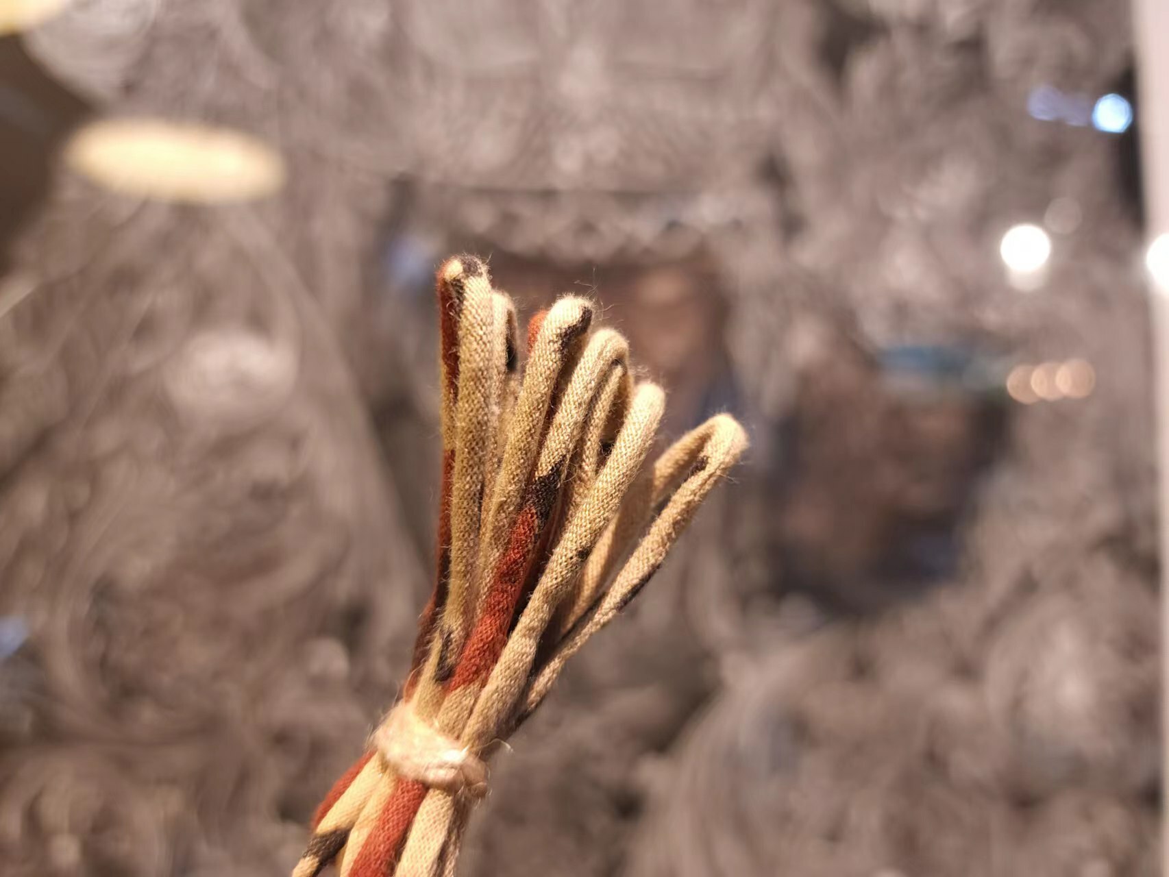 YVES 古布繩-金盞花黃泥染