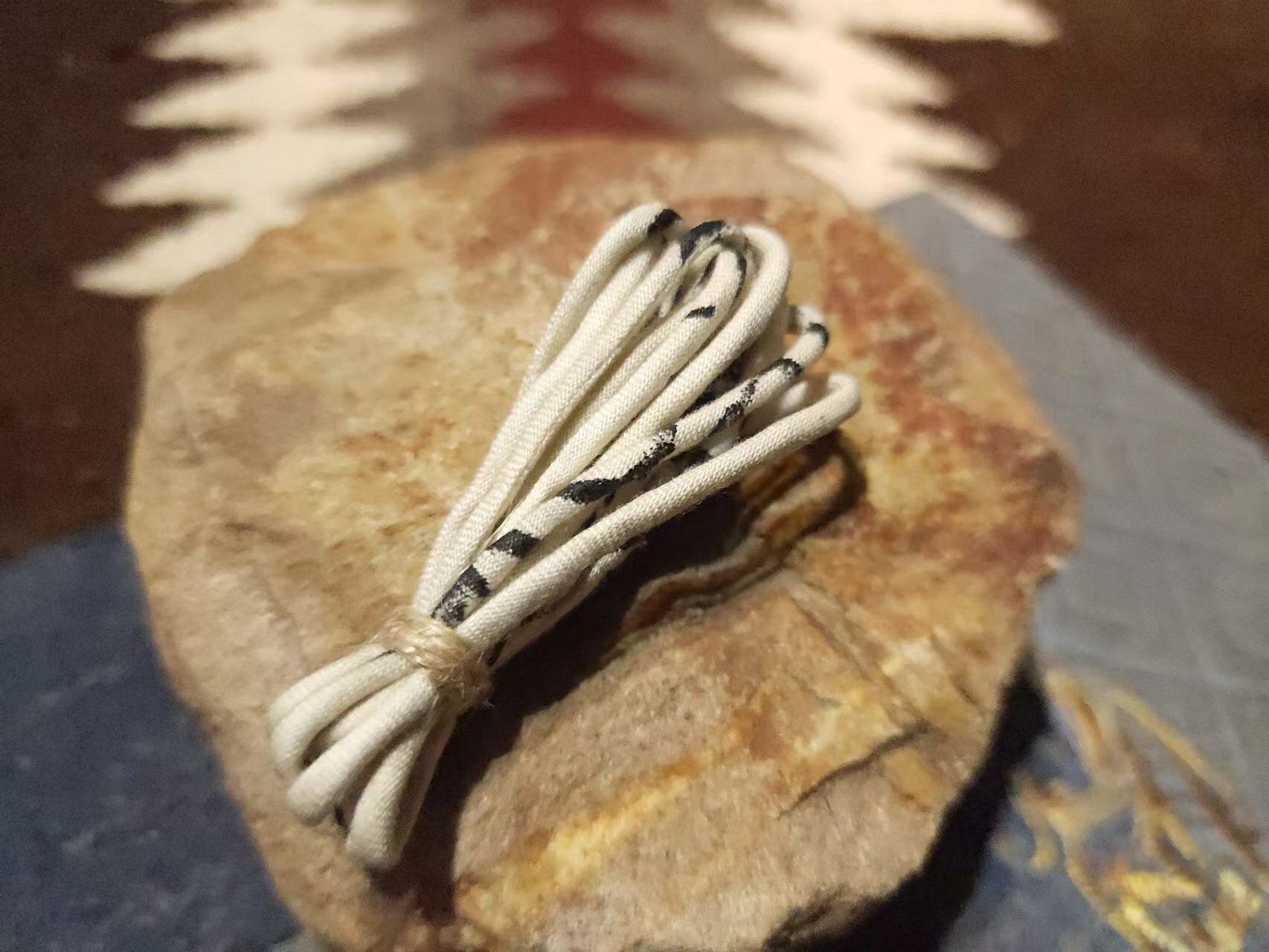 YVES 古布繩-牙白稻穗