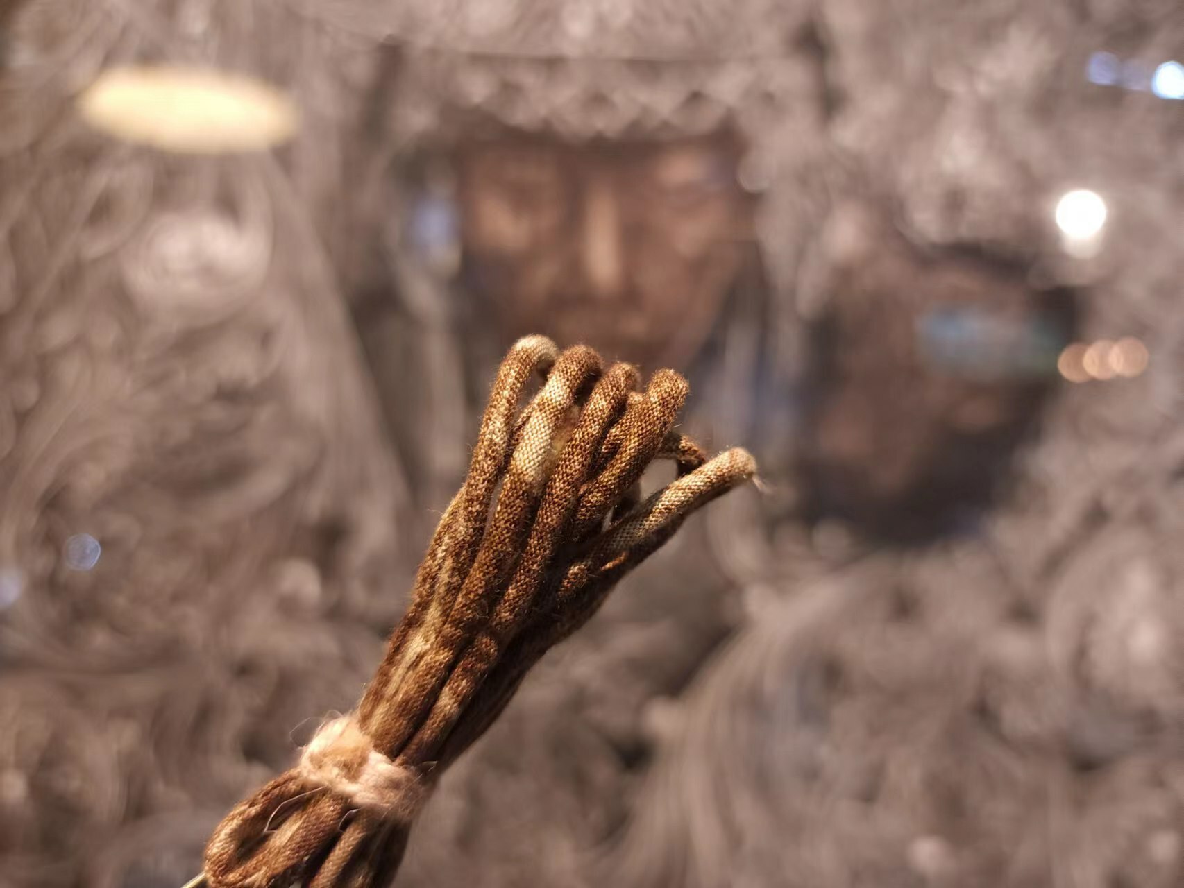 YVES 古布繩-牡丹染(橡茶棕)