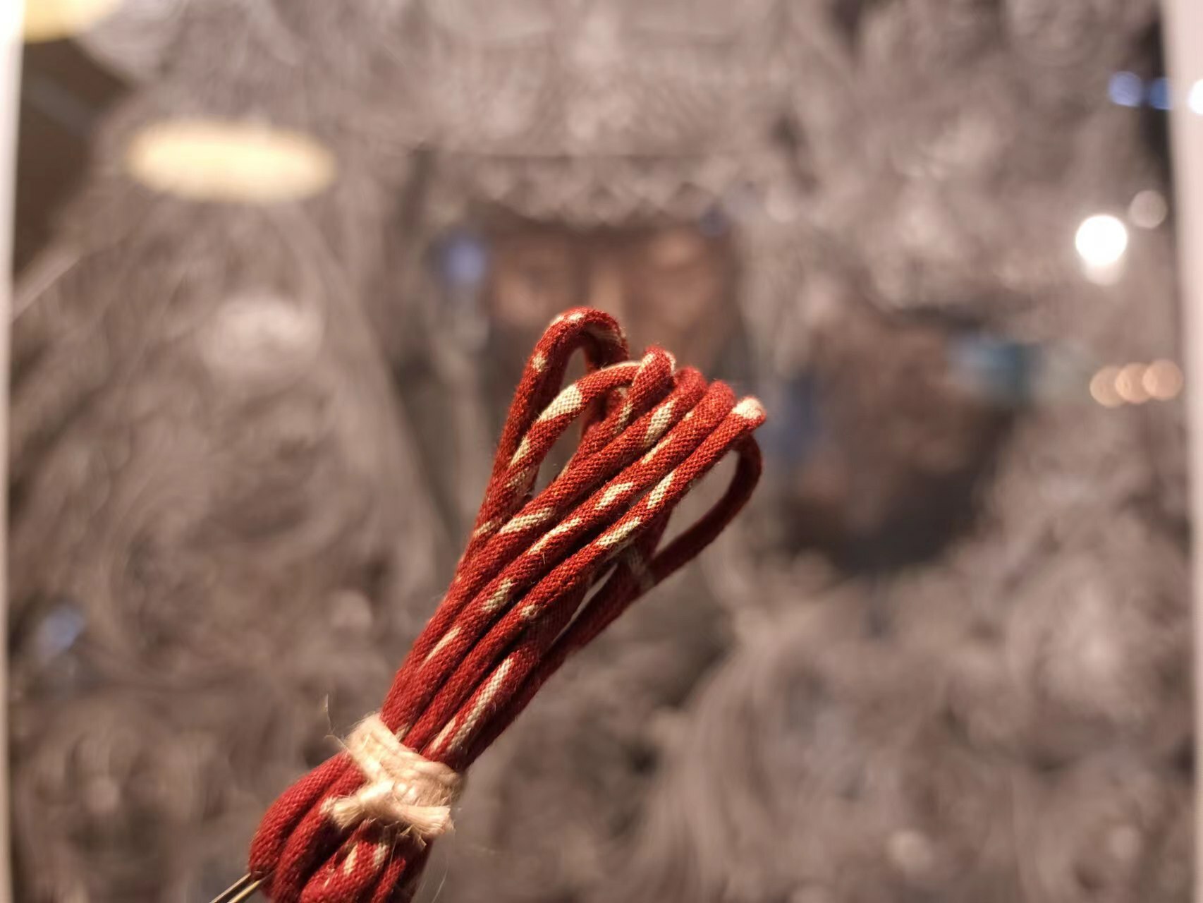 YVES 古布繩-花爍木結(紅)