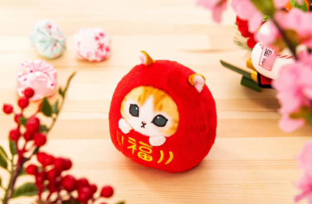 [現貨] Mofusand 噹噹新年達摩貓公仔