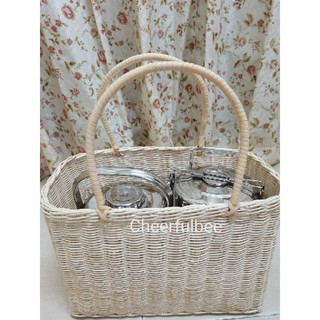 Rectangle Rattan basket Picnic Basket Gift Basket