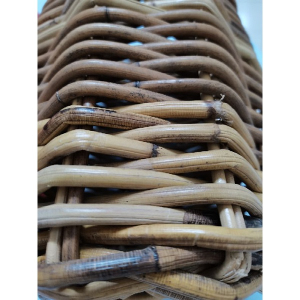 Durable Rattan Decorative Vase Basket