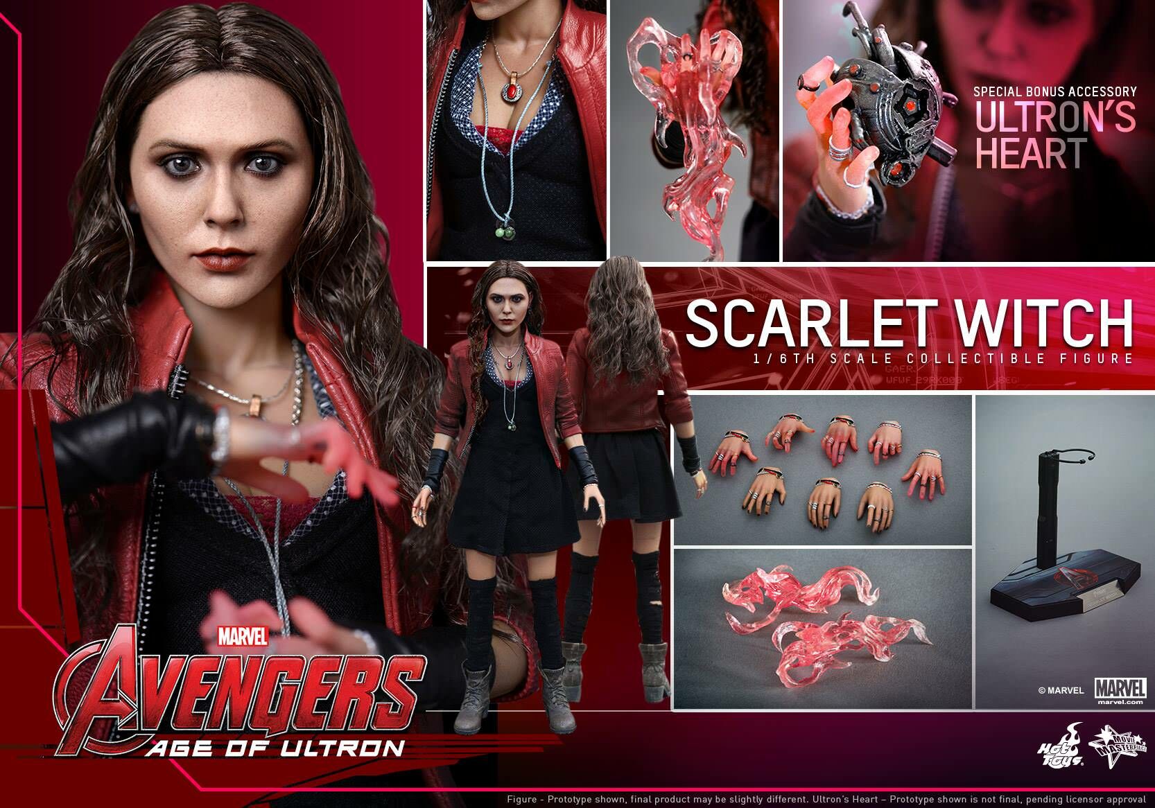 HOT TOYS MMS 301 AVENGERS : AGE OF ULTRON – SCARLET WITCH