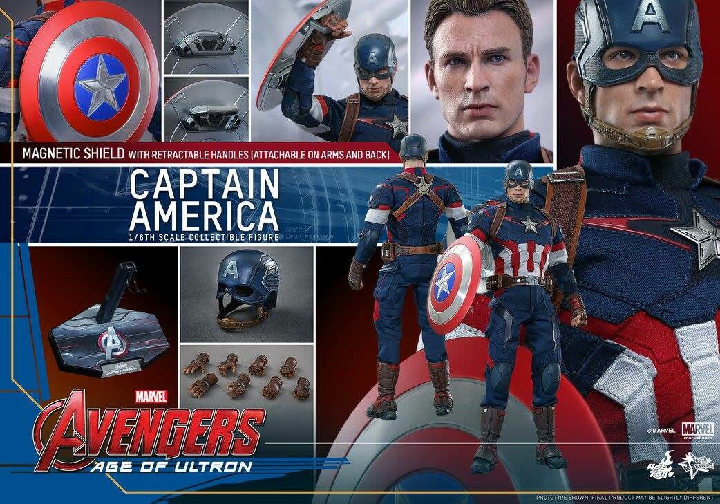 HOT TOYS MMS 281 AVENGERS : AGE OF ULTRON – CAPTAIN AMERICA
