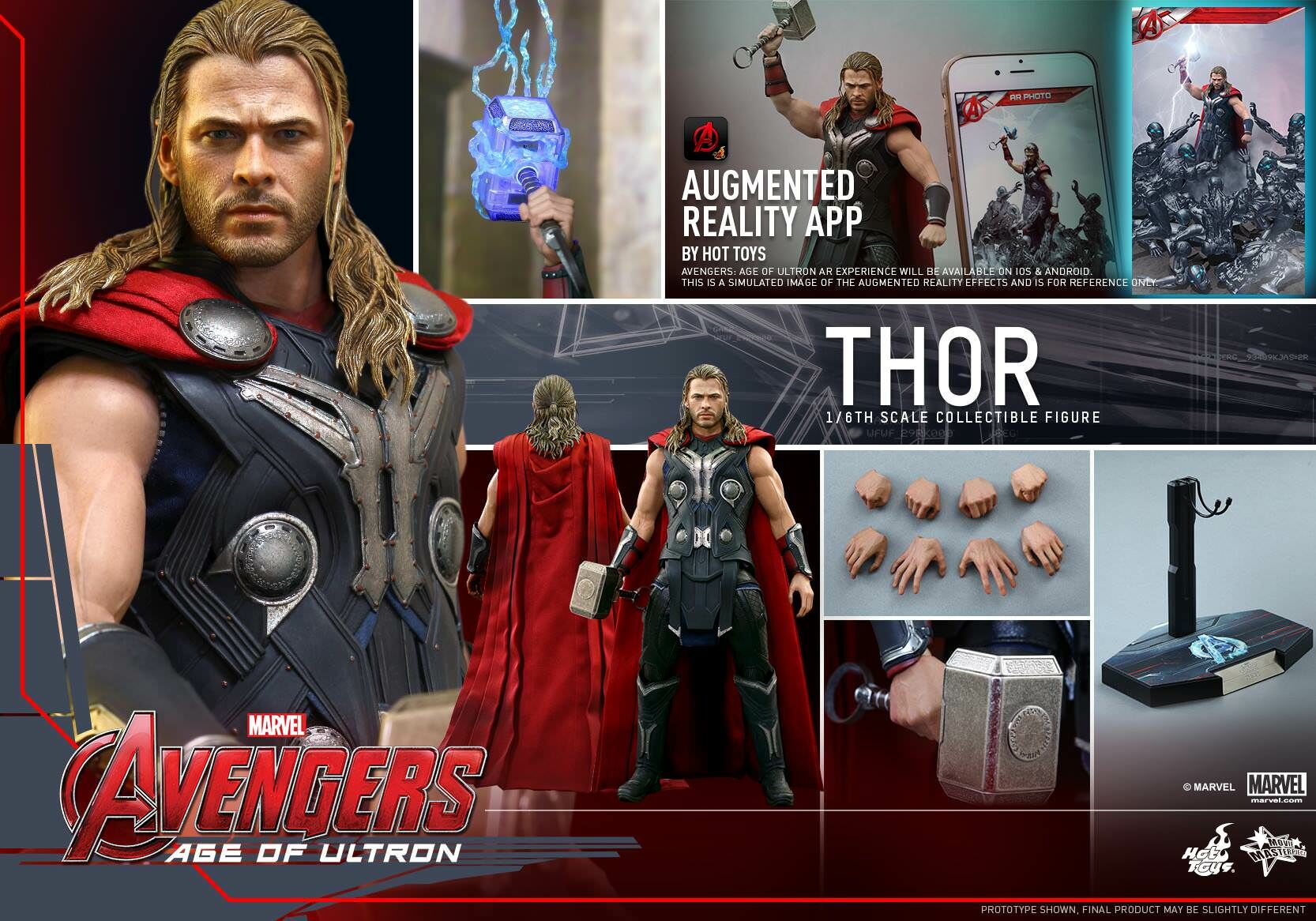 HOT TOYS MMS 306 AVENGERS : AGE OF ULTRON – THOR