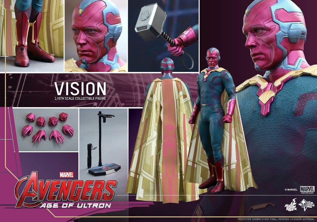 HOT TOYS MMS 296 AVENGERS : AGE OF ULTRON – VISION